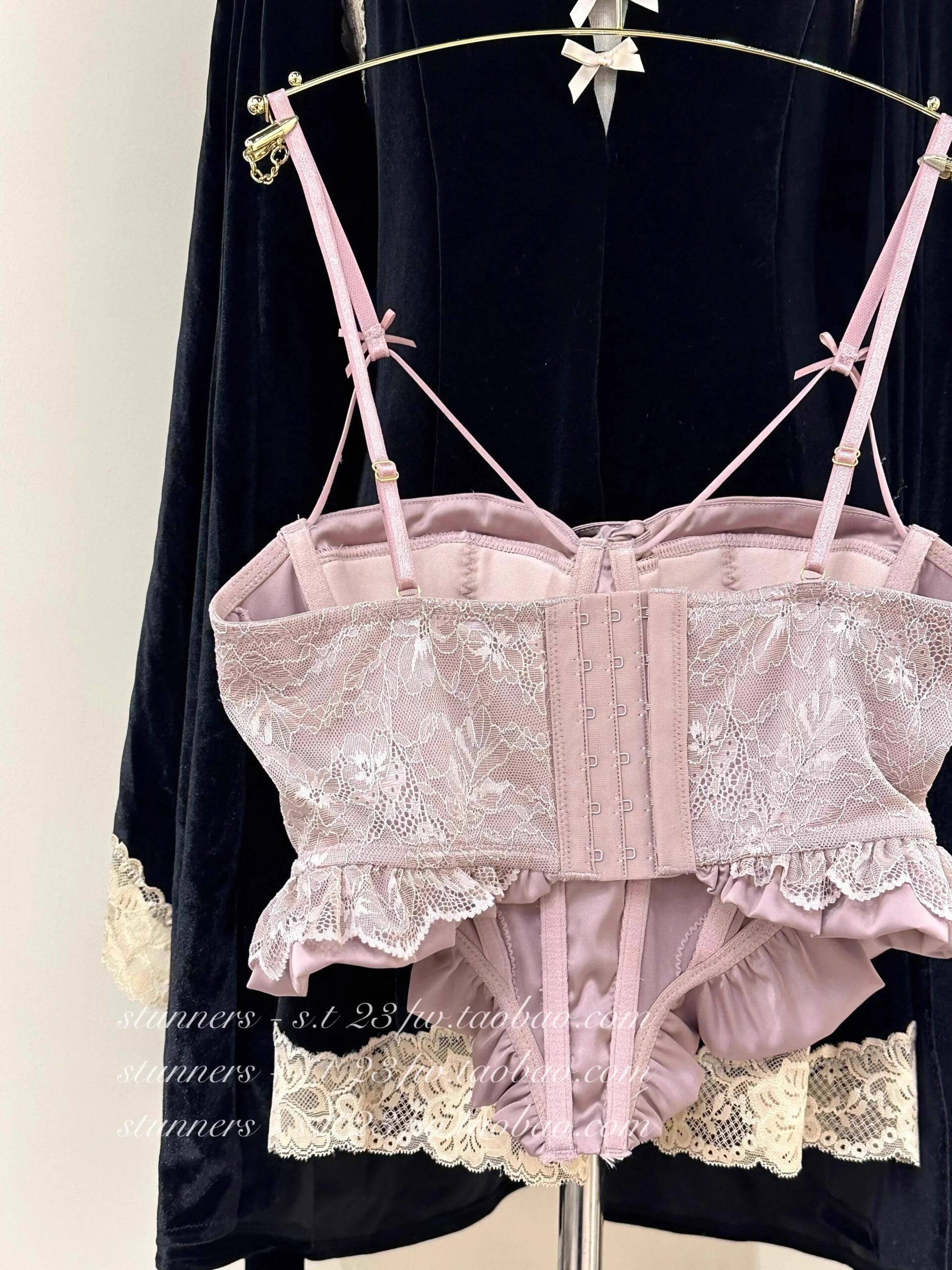 Corsé parisino de espina de pescado Tushy |   Entrenador de cintura ajustable y sujetador de contorno, cubierta de Bralette de encaje de lujo, potenciador de pecho elegante delgado