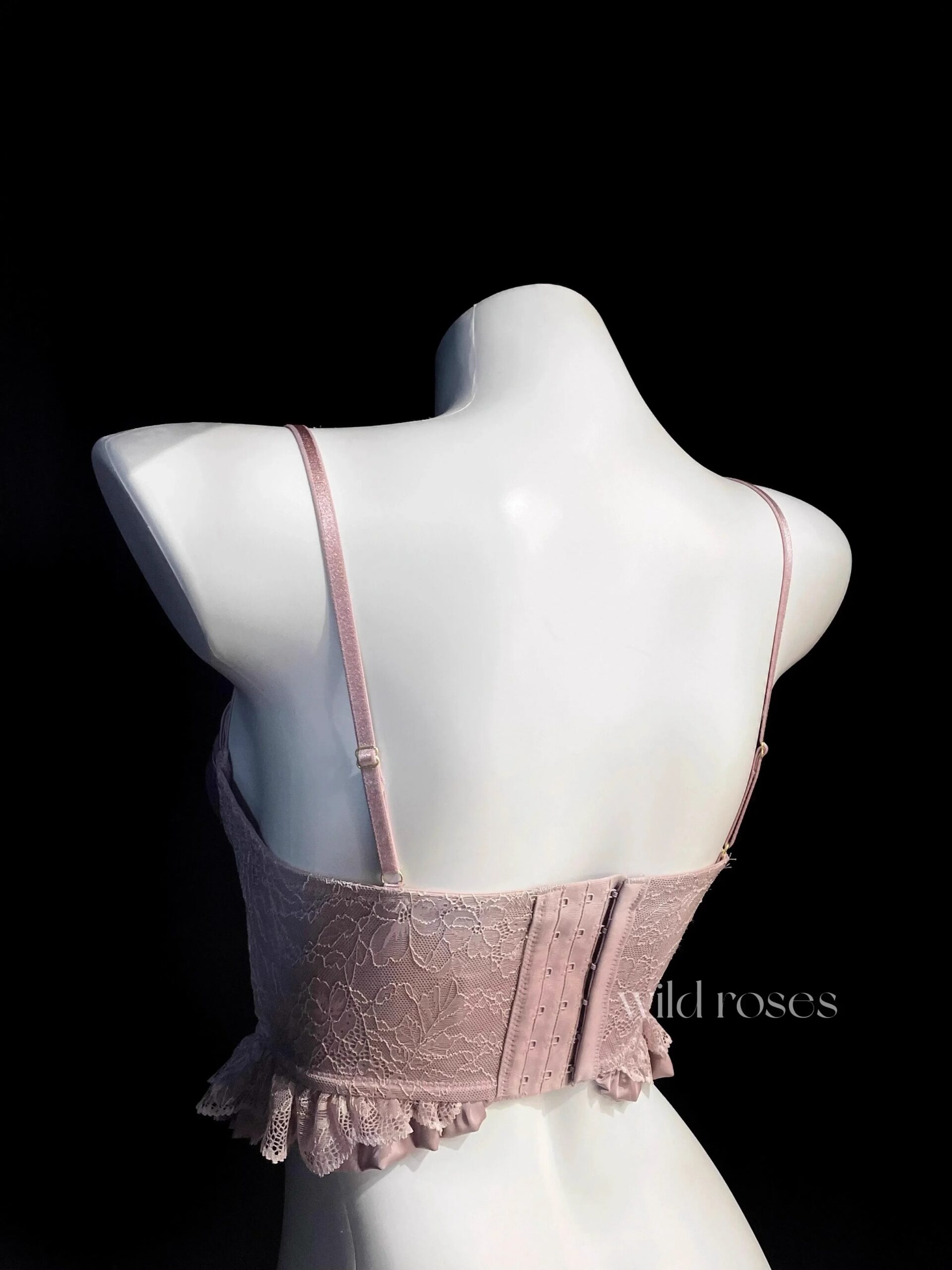 Corsé parisino de espina de pescado Tushy |   Entrenador de cintura ajustable y sujetador de contorno, cubierta de Bralette de encaje de lujo, potenciador de pecho elegante delgado