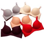 Bralette cómodo sin costuras para mujer, sujetador inalámbrico ultrasuave, levantamiento ligero, forma Natural, relleno extraíble, Top de lencería Sexy