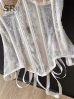 Corset para mujer con encaje y sin mangas - Imagen 6