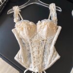 Corset para mujer con bordado