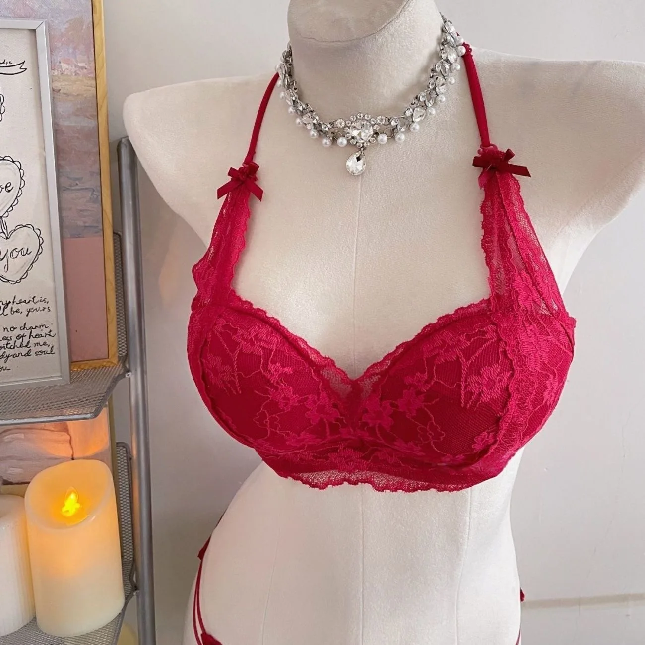 Sujetador de encaje de verano para mujer, para pecho pequeño, con efecto push-up, sin aros, antideslizante, con soporte later... Sujetador de encaje de verano para mujer, para pecho pequeño, con efecto push-up, sin aros, antideslizante, con soporte later...