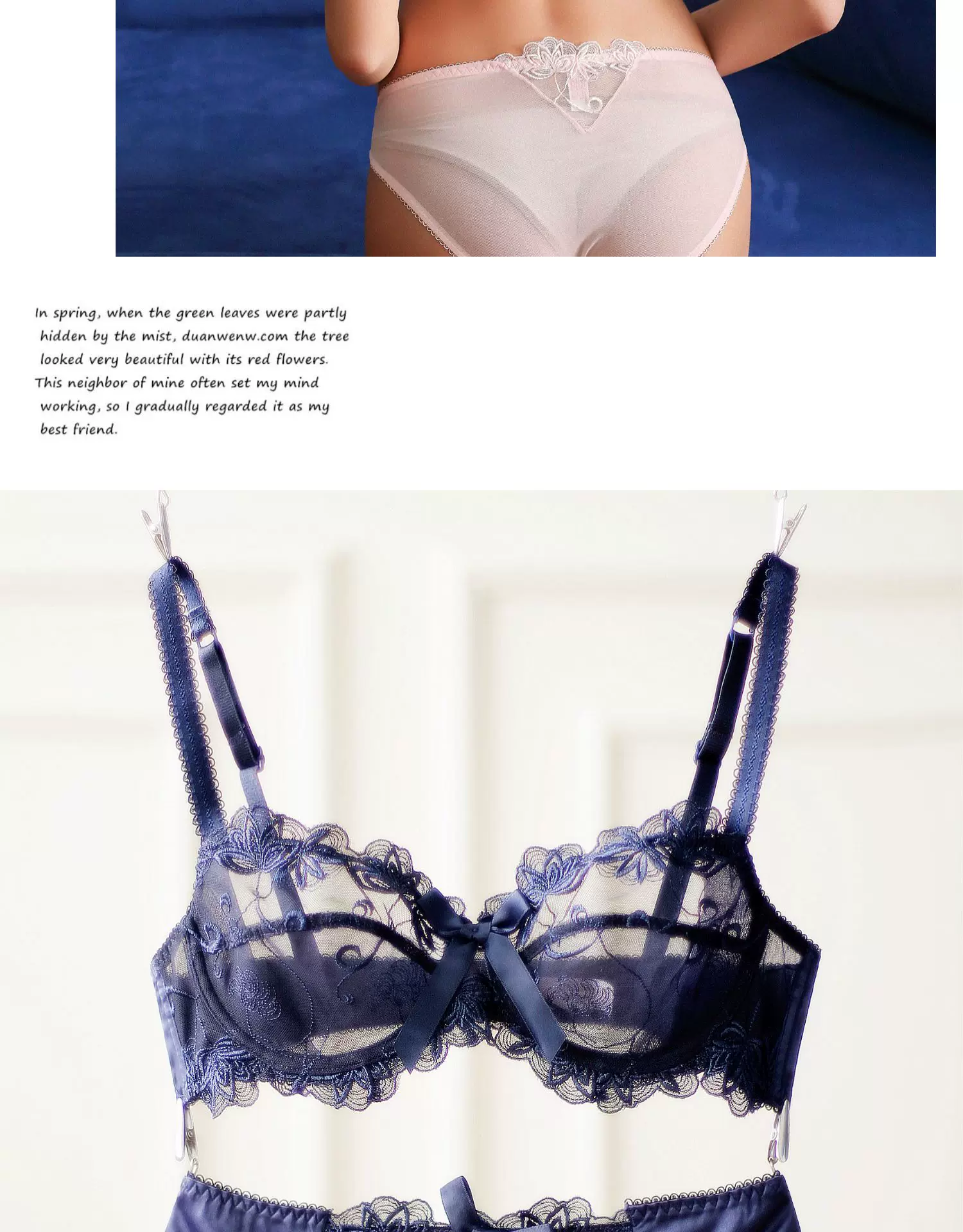 Conjuntos de sujetador y bragas transparentes de encaje Sexy ultrafino para mujer, talla grande