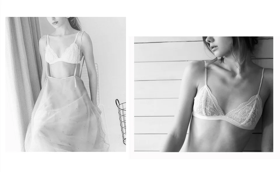 Sujetador de encaje Floral fino para mujer, Bralette de hilo libre, ropa interior cómoda y ajustada, Sujetador de encaje, lencería de copa pequeña para niña, nuevo