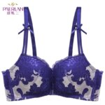 PAERLAN-Sujetador Floral de encaje con cierre frontal sin aros, ropa interior Sexy de una pieza con realce de pecho pequeño, sin costuras - Imagen 2
