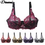 DaiNaFang-sujetadores bordados de encaje para mujer, ropa interior push-up, Bralette ajustado grande BH, lencería de talla grande