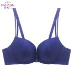PAERLAN-Sujetador de realce para mujer, ropa interior sexy, cierre frontal, Copa gruesa, encaje de verano, cómodo, Tirantes ajustables, una pieza - Imagen 4