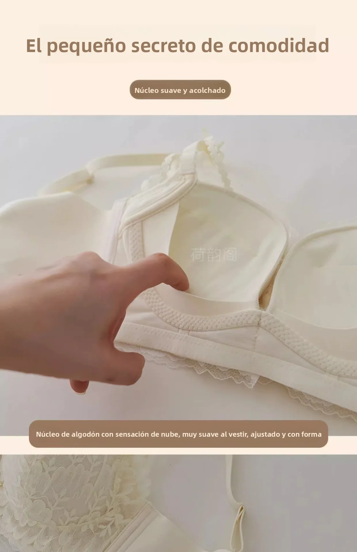Conjunto de sujetador de encaje ajustable para mujer, con efecto push-up para pecho pequeño, sin aros, antideslizante, sexy, ... Conjunto de sujetador de encaje ajustable para mujer, con efecto push-up para pecho pequeño, sin aros, antideslizante, sexy, ...