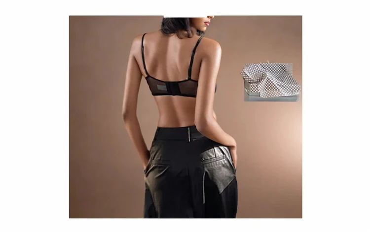 CINOON-Sujetador transparente francés de encaje para mujer, ropa interior Sexy de tentación, lencería ultrafina de realce, Bralette ahuecado