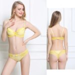 Conjunto de sujetador de copa BCDE, ropa interior de lujo de manga corta, encaje, push up, Brasia, Sexy, nueva