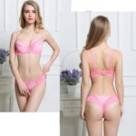 Conjunto de sujetador de copa BCDE, ropa interior de lujo de manga corta, encaje, push up, Brasia, Sexy, nueva - Imagen 2