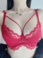 Conjunto de lencería sexy de encaje de talla grande, diseño transparente cruzado, sujetador ultrafino con efecto push-up para... - Imagen 3