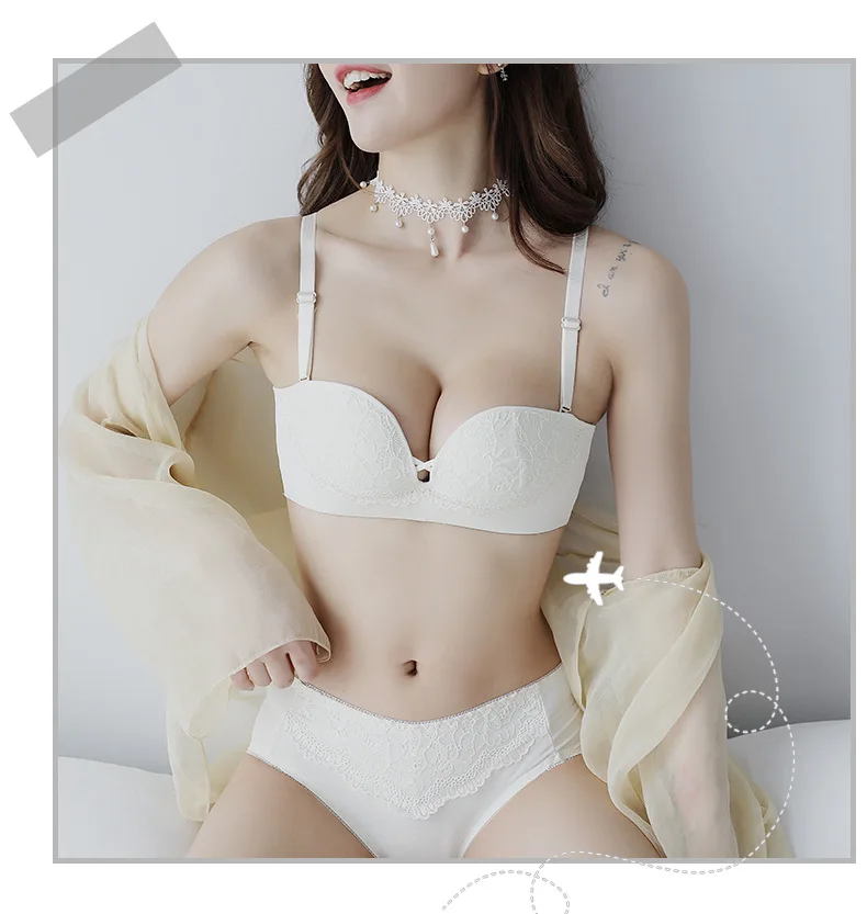 Bralette de encaje sin tirantes para mujer, para busto pequeño, sin tirantes, diseño en forma de U, con aros de acero con mem... Bralette de encaje sin tirantes para mujer, para busto pequeño, sin tirantes, diseño en forma de U, con aros de acero con mem...