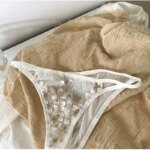 Miyayan-ropa interior bordada con tirantes franceses para mujer, sujetador de tentación cómodo, sujetador interior de encaje de flores, de alta gama, Sexy - Imagen 6