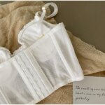 Miyayan-ropa interior bordada con tirantes franceses para mujer, sujetador de tentación cómodo, sujetador interior de encaje de flores, de alta gama, Sexy - Imagen 5