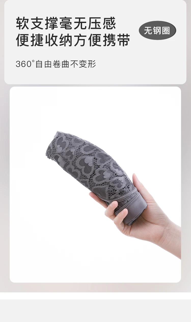 Ropa interior Sexy de talla grande 120EFG para mujer, ropa interior ultrafina y transpirable con copa completa de encaje y flores, antihundimiento por gravedad