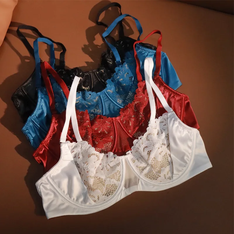 Toucheart-Conjunto de 3 piezas de ropa interior Sexy para mujer, conjunto de sujetador fino de encaje transparente de malla con faja, traje de lencería Sexy nuevo