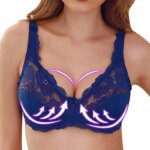 DaiNaFang-Sujetador de encaje de talla grande para mujer, ropa interior de copa CDE, Bralette, Top corto, lencería femenina Sexy, sujetador de realce de tubo BH grande