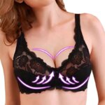 DaiNaFang-Sujetador de encaje de talla grande para mujer, ropa interior de copa CDE, Bralette, Top corto, lencería femenina Sexy, sujetador de realce de tubo BH grande - Imagen 2