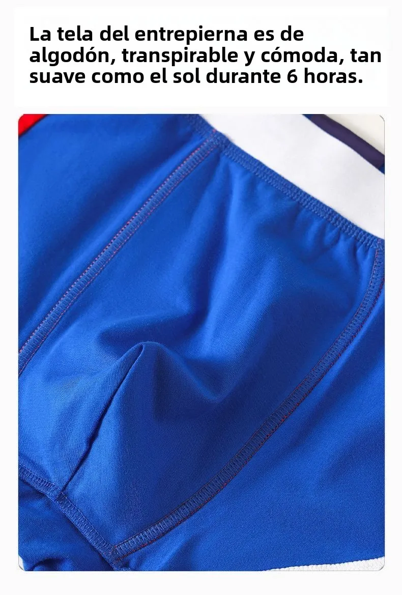 Nuevos Calzoncillos de Algodón para Hombre, Modernos, de Cintura Media, Tipo Bóxer, para Jóvenes Estudiantes, Cómodos y Trans... Nuevos Calzoncillos de Algodón para Hombre, Modernos, de Cintura Media, Tipo Bóxer, para Jóvenes Estudiantes, Cómodos y Trans...