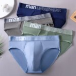 10 unids/lote de calzoncillos para hombre, ropa interior con letras, bragas cómodas, pantalones cortos, calzoncillos Boxer sexis, regalos para calzoncillos de hombre - Imagen 2