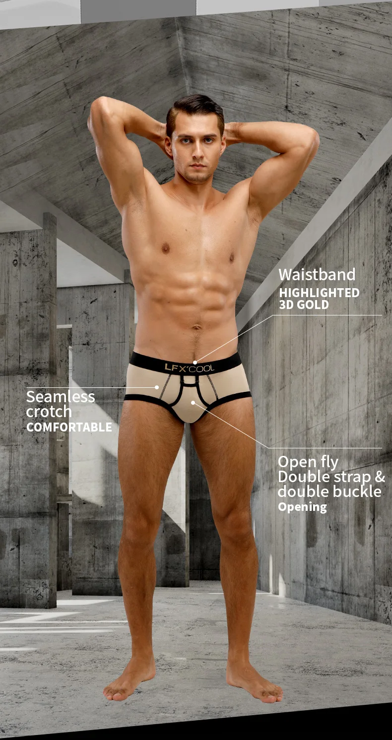 52025 Slips de Lujo para Hombre – Ropa Interior de Modal Premium con Diseño Original, Bragueta Abierta Sexy y Comodidad Excepcional