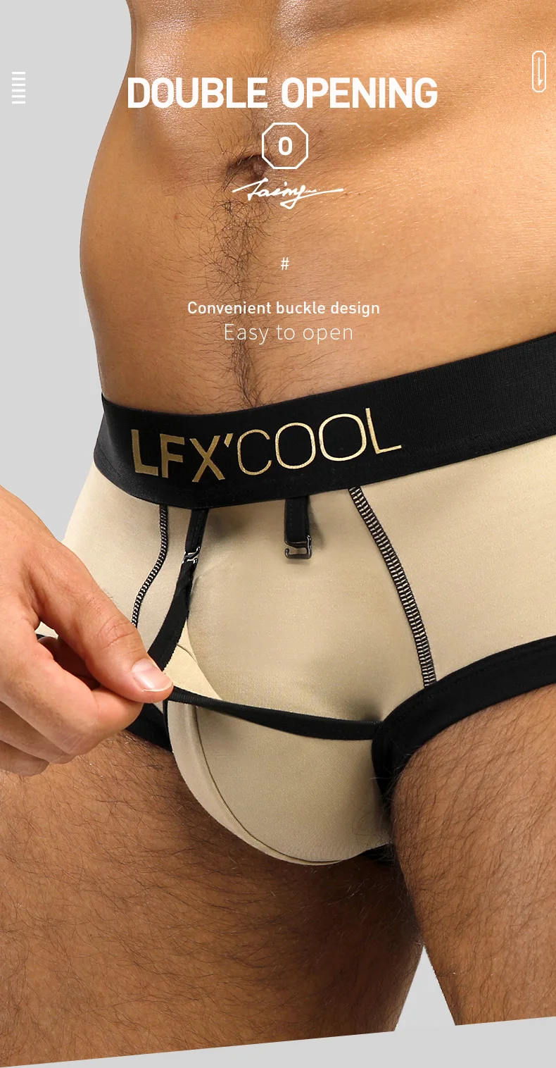 52025 Slips de Lujo para Hombre – Ropa Interior de Modal Premium con Diseño Original, Bragueta Abierta Sexy y Comodidad Excepcional
