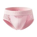 Calzoncillos de Hombre Ligeros y Transpirables de Modal con Encaje, Sexy, con Efecto de Realce de Cadera, Cómodos, Pure Desire - Imagen 5