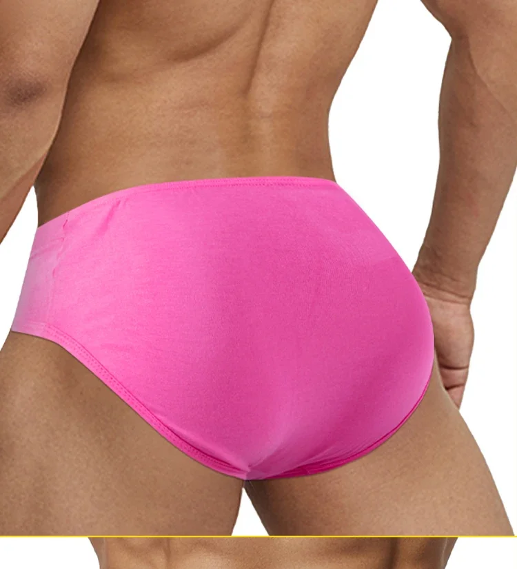 Nuevos calzoncillos deportivos sexys para hombre, de cintura baja, con forma de V, de alta elasticidad, transpirables, sin costuras, con efecto de realce de glúteos.