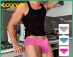 Nuevos calzoncillos deportivos sexys para hombre, de cintura baja, con forma de V, de alta elasticidad, transpirables, sin costuras, con efecto de realce de glúteos.