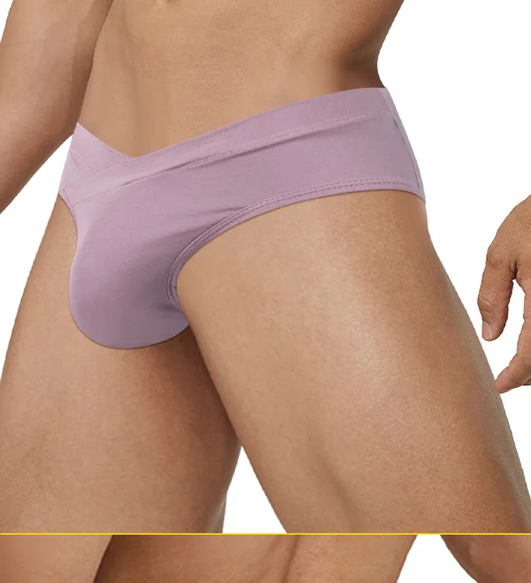 Nuevos calzoncillos deportivos sexys para hombre, de cintura baja, con forma de V, de alta elasticidad, transpirables, sin costuras, con efecto de realce de glúteos.