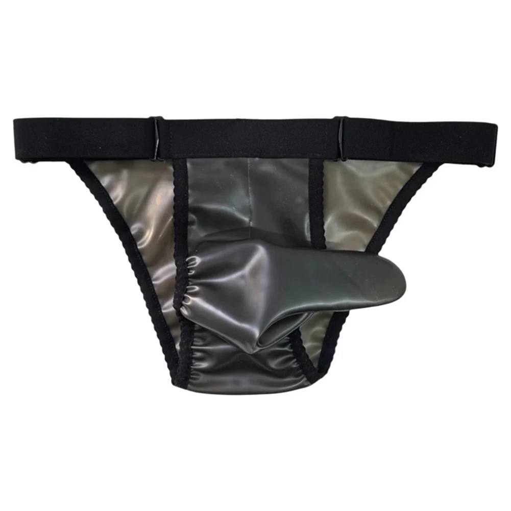 Calzoncillos de látex transparentes para hombre, para discotecas, clubes y espectáculos, calzoncillos ajustados para fiestas y lencería privada