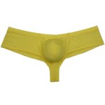 Mini Bóxers para Hombre, Calzoncillos Tipo Bikini, Ropa Interior con Bolsa de Realce, Transpirables, Suaves, Elásticos, de Talle Bajo, Ideales para la Playa - Imagen 6