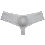 Mini Bóxers para Hombre, Calzoncillos Tipo Bikini, Ropa Interior con Bolsa de Realce, Transpirables, Suaves, Elásticos, de Talle Bajo, Ideales para la Playa - Imagen 2