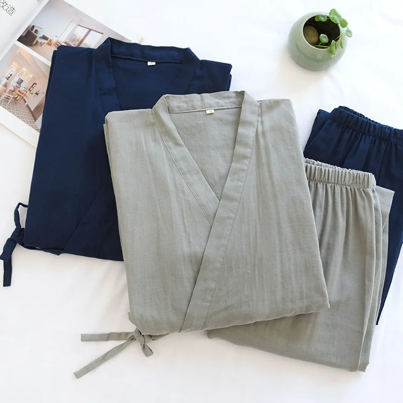 Bata para hombre de algodón