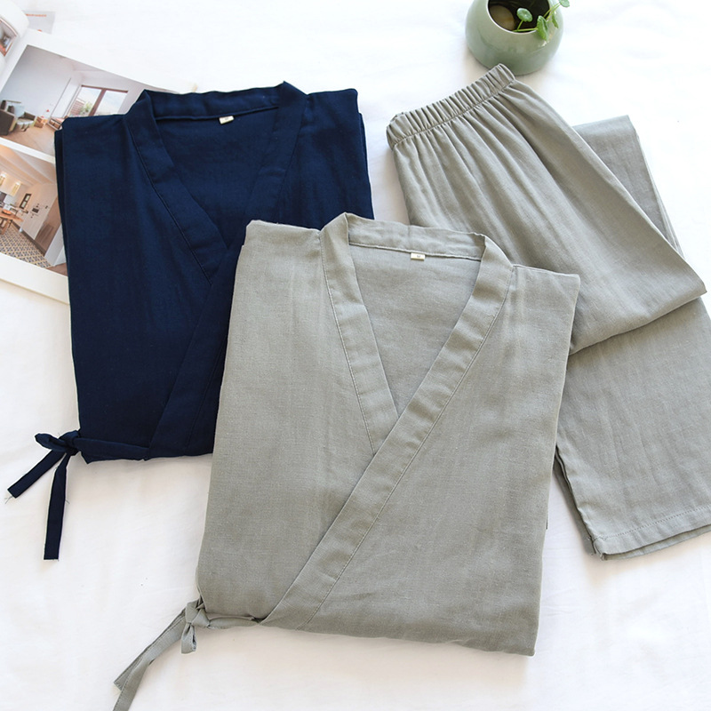 Bata para hombre de algodón