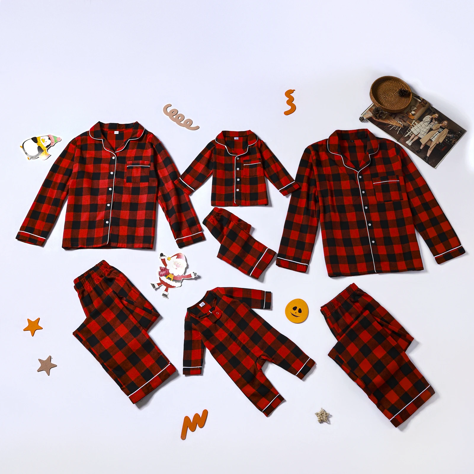 Conjunto de ropa de dormir de 2 piezas de algodón