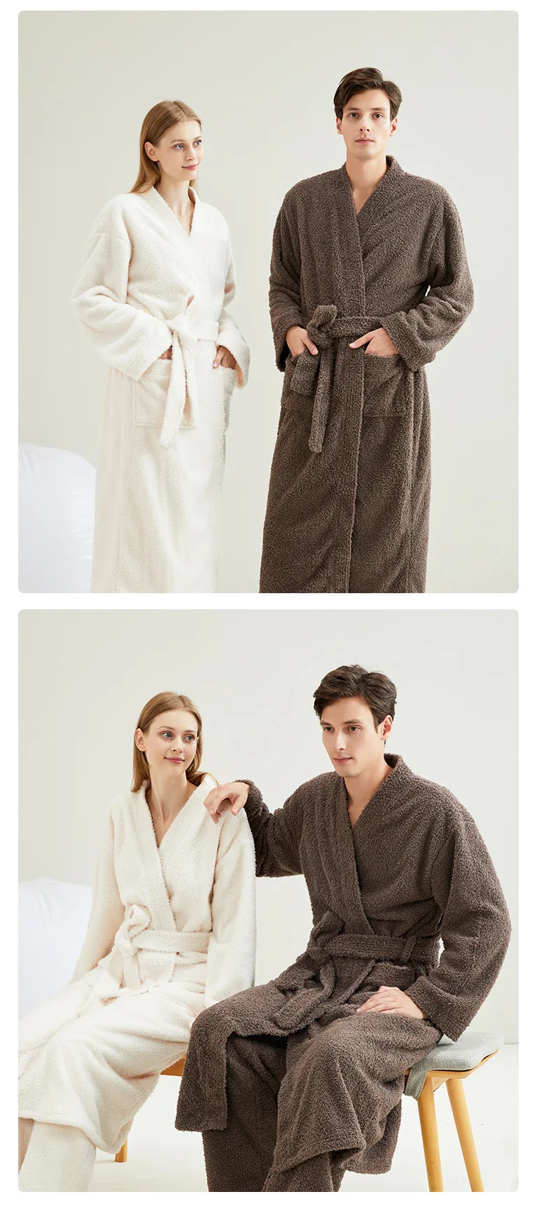 Conjunto de ropa de dormir de manga larga