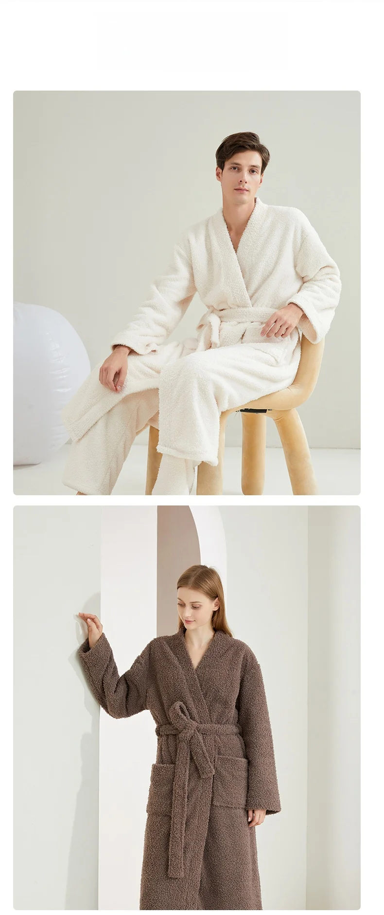 Conjunto de ropa de dormir de manga larga