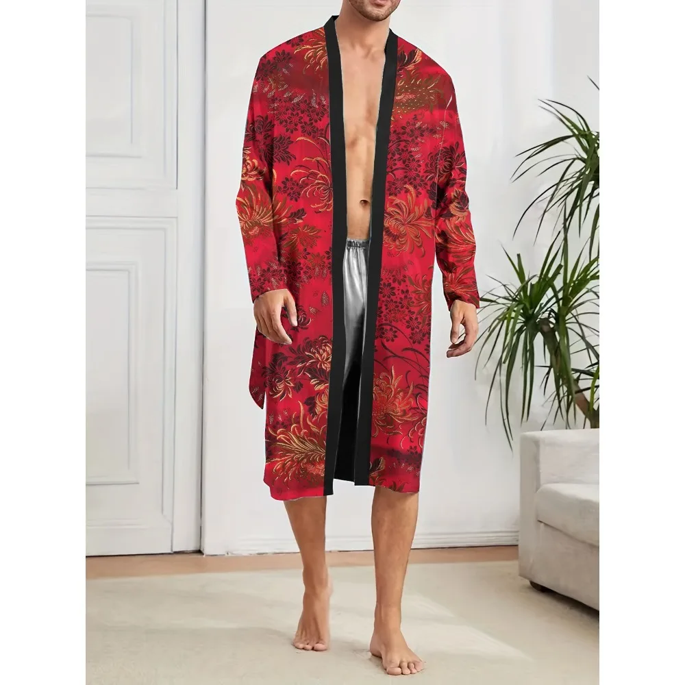 Pijamas de entretenimiento para hombre de secado rápido para el hogar, informales, a la moda, con estampado digital, divertidos pijamas para hombre