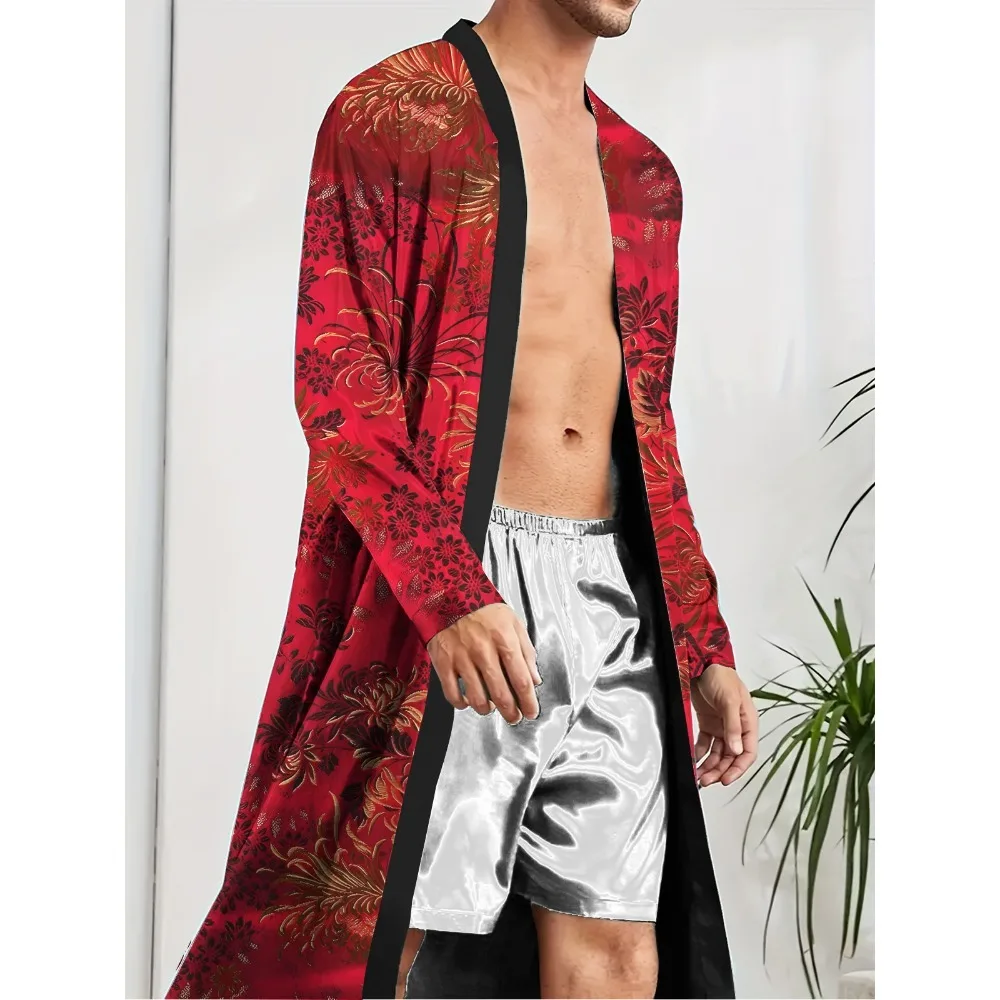 Pijamas de entretenimiento para hombre de secado rápido para el hogar, informales, a la moda, con estampado digital, divertidos pijamas para hombre