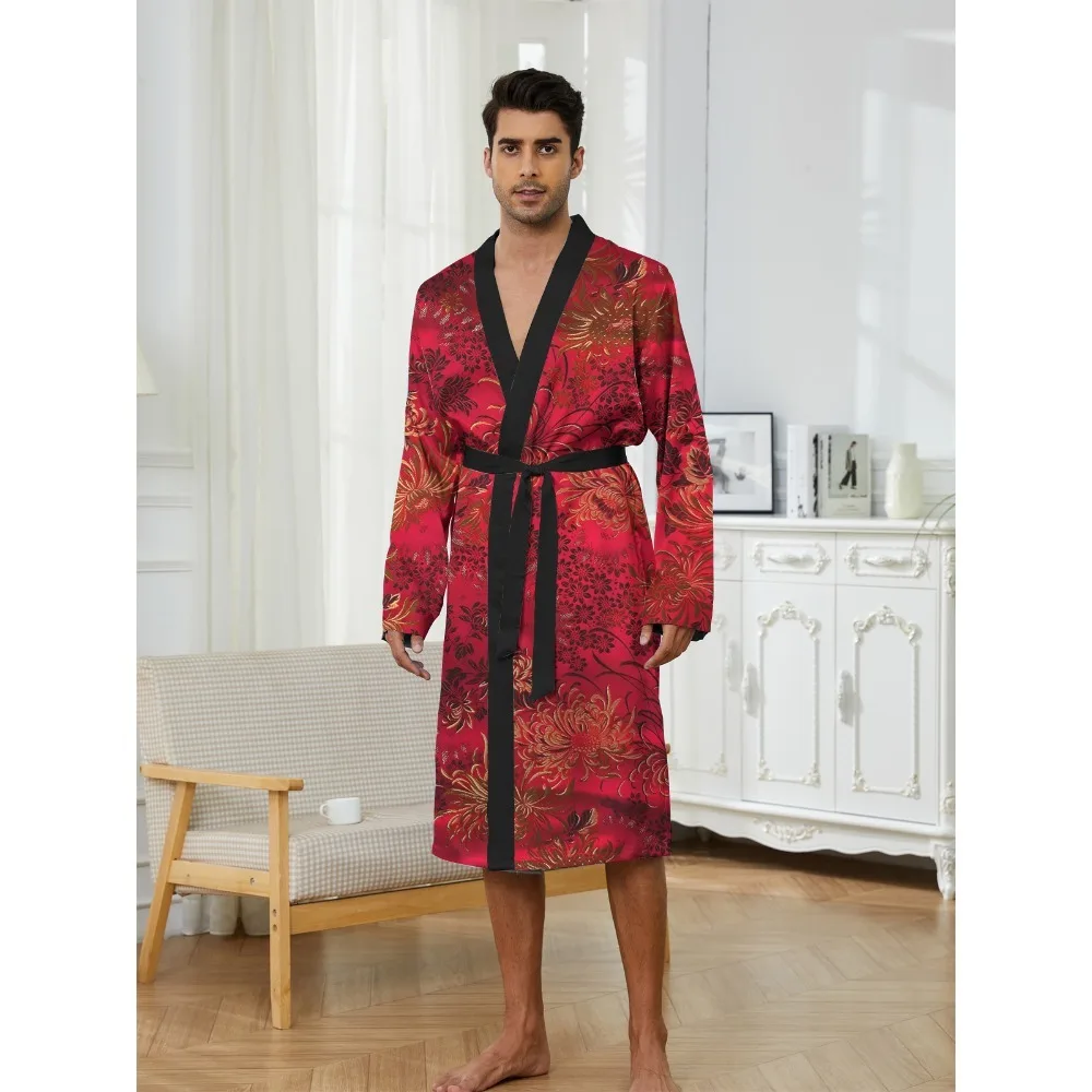 Pijamas de entretenimiento para hombre de secado rápido para el hogar, informales, a la moda, con estampado digital, divertidos pijamas para hombre