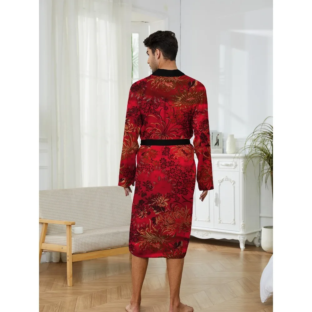 Pijamas de entretenimiento para hombre de secado rápido para el hogar, informales, a la moda, con estampado digital, divertidos pijamas para hombre