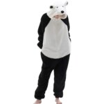 Pijama de Oso para Hombre, Ropa de Dormir Cómoda, Bata de Casa, Albornoz, Ideal para Otoño, Traje de Dormir con Diseño de Oso... - Imagen 5