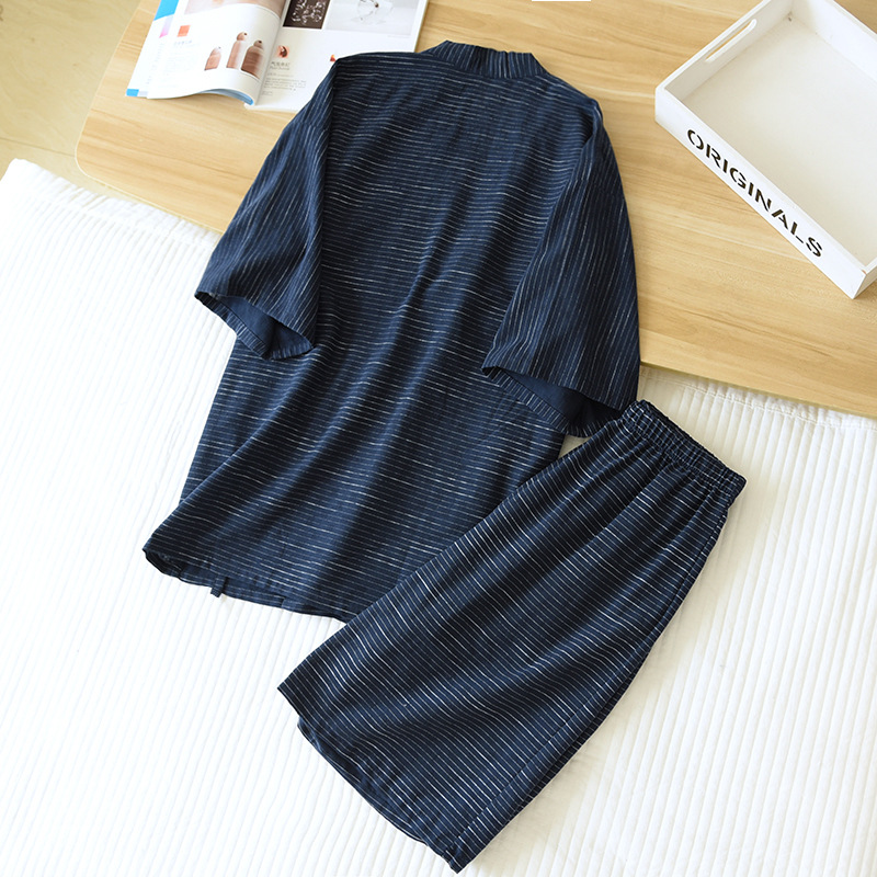 Bata para hombre de manga corta