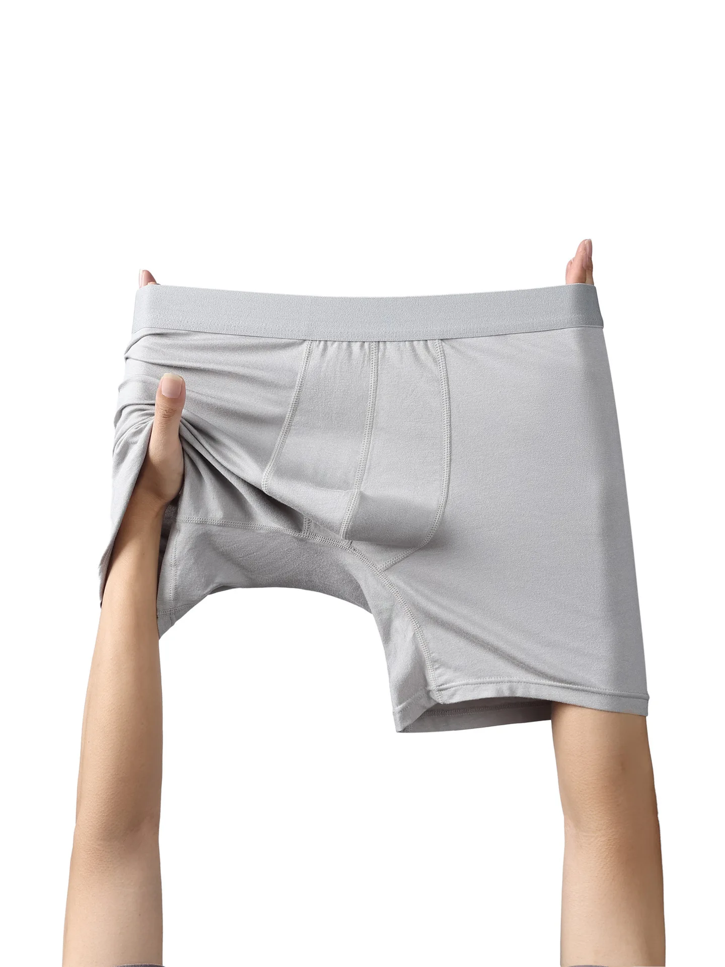 95% fibra de bambú 5% LICRA Multipack Boxer de pierna larga hasta X para hombre Diseño clásico Cintura Comfortflex Ropa interior Hombre Deportes XL