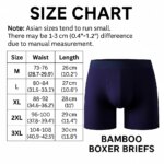 95% fibra de bambú 5% LICRA Multipack Boxer de pierna larga hasta X para hombre Diseño clásico Cintura Comfortflex Ropa interior Hombre Deportes XL - Imagen 2