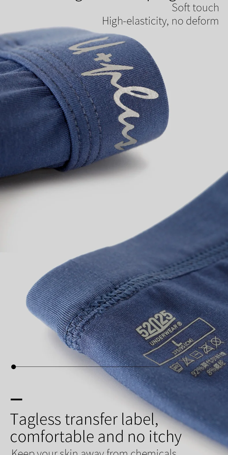 Calzoncillos Modales para Hombre 52025 – Ropa Interior Transpirable Suave como la Seda, Comodidad Refrescante, Sensación Ligera y Ajuste Excepcional para el Día a Día
