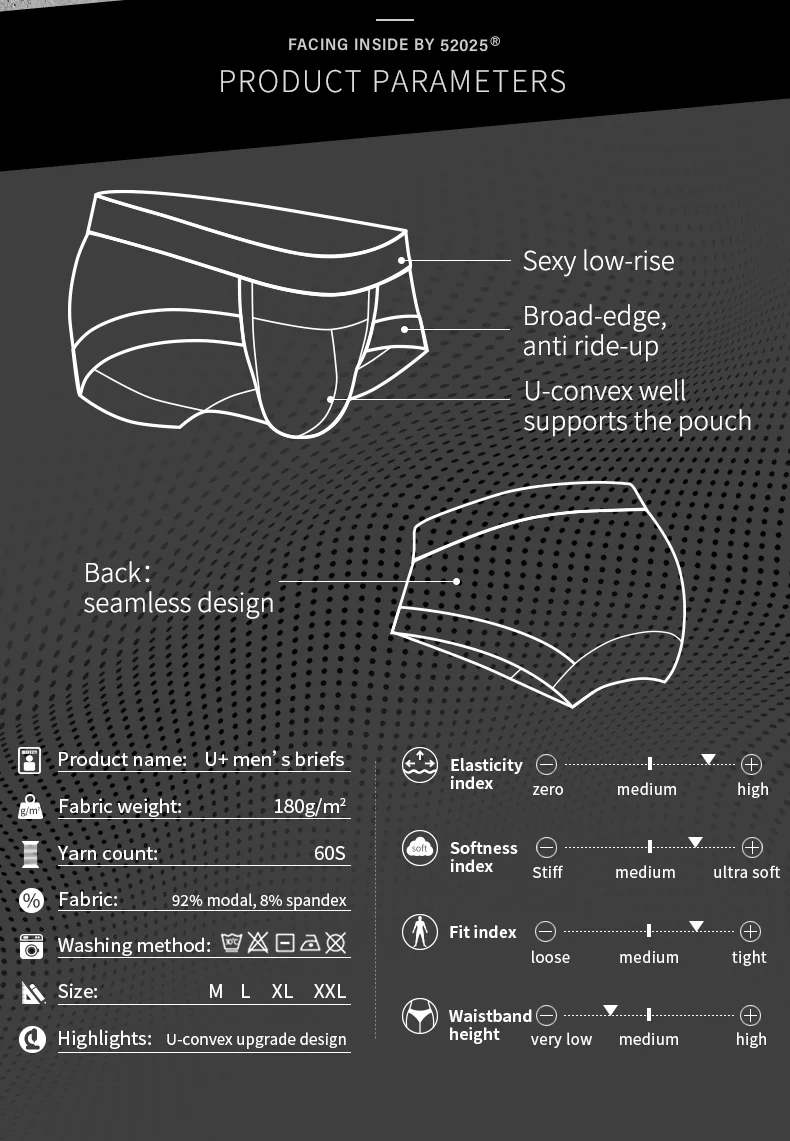 Calzoncillos Modales para Hombre 52025 – Ropa Interior Transpirable Suave como la Seda, Comodidad Refrescante, Sensación Ligera y Ajuste Excepcional para el Día a Día