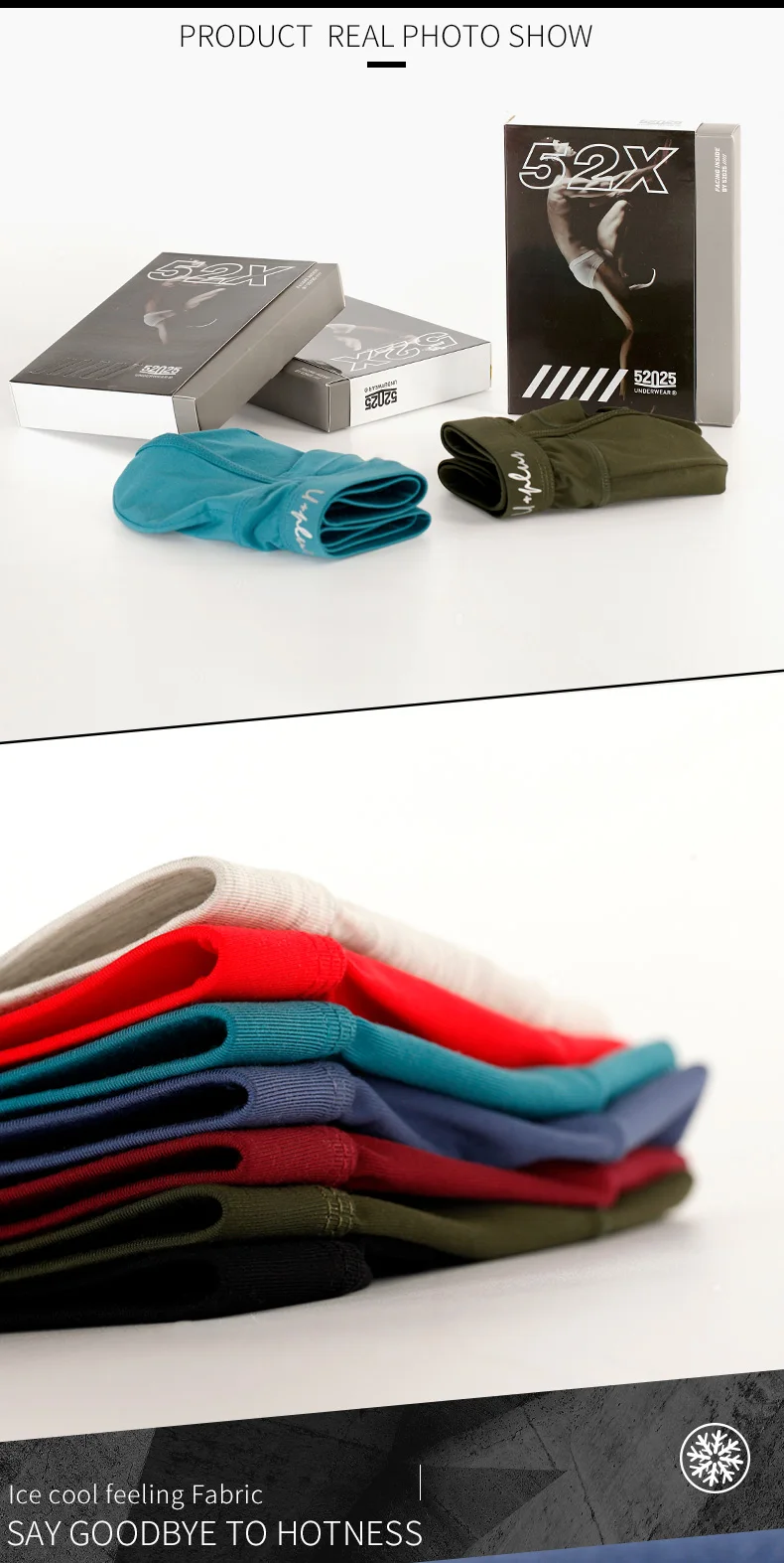 Calzoncillos Modales para Hombre 52025 – Ropa Interior Transpirable Suave como la Seda, Comodidad Refrescante, Sensación Ligera y Ajuste Excepcional para el Día a Día